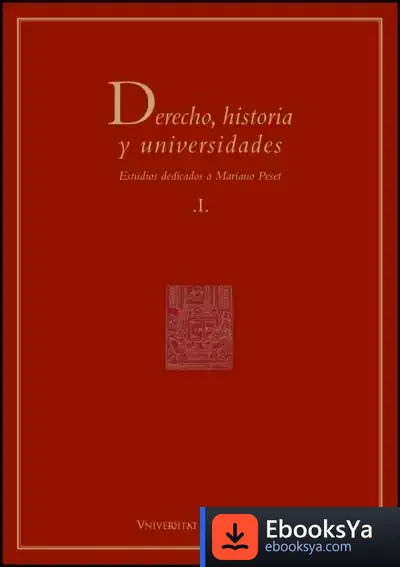Descargar Derecho, Historia Y Universidades (2 Vols.)