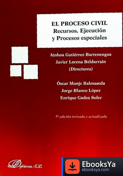 Descargar El Proceso Civil de Ainhoa Gutiérrez Barrenengoa