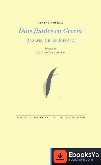 Descargar Días Finales En Grecia de Alejandro Duque Amusco
