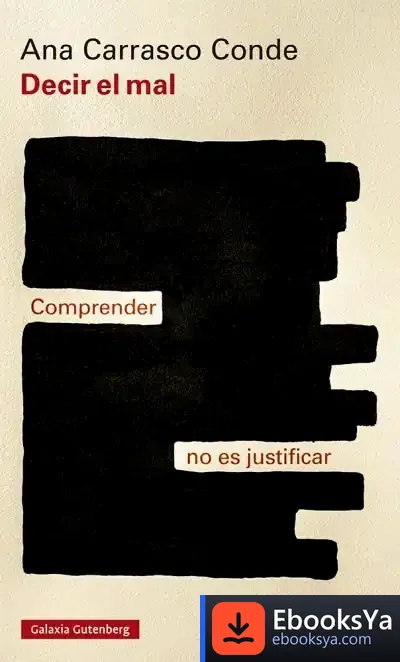 Descargar Decir El Mal de Ana Carrasco Conde