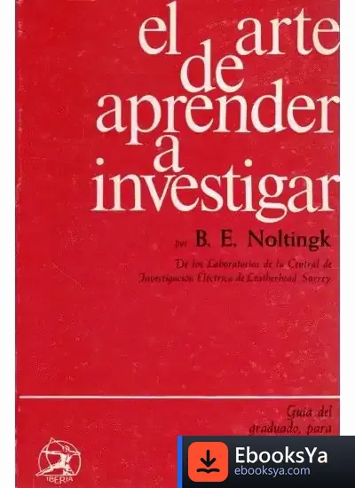 Descargar 461. Arte De Aprender A Investigar. Rca