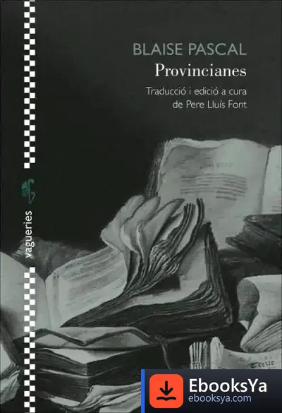Descargar Provincianes de Blaise Pascal
