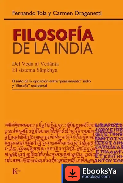 Descargar Filosofía De La India de Isabel Sánchez-bernuy Fernández-riesco