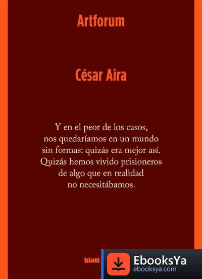 Descargar Artforum de César Aira