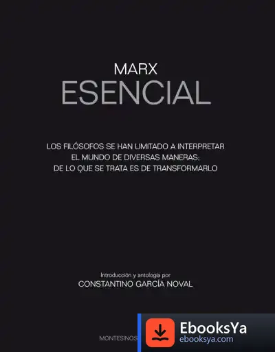 Descargar Marx Esencial de Constantino García Noval