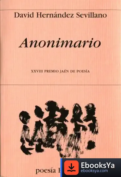 Descargar Anonimario - Premio Jaén de David Hernández Sevillano