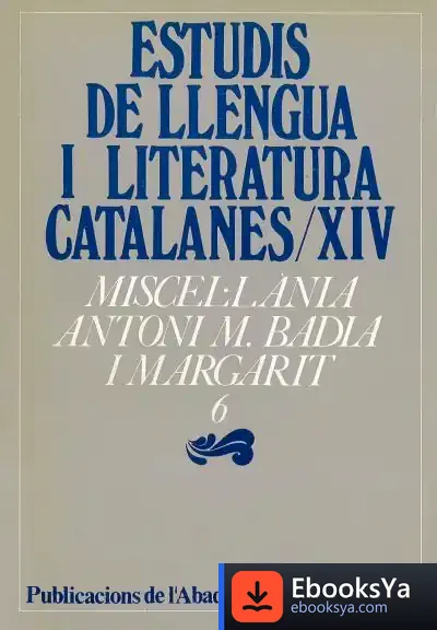 Descargar Miscel·Lània Antoni M. Badia I Margarit, 6