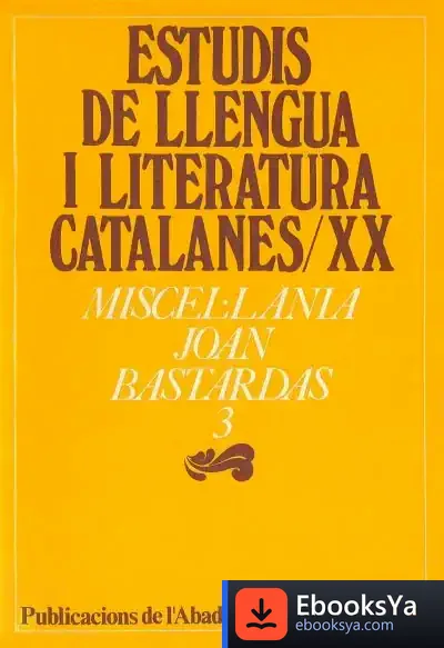 Descargar Miscel·Lània Joan Bastardas, 3