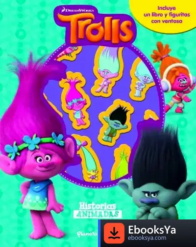 Descargar Trolls. Historias Animadas: Libro Con 10 Figuritas de Dreamworks