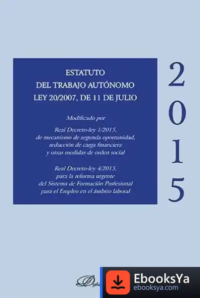 Descargar Estatuto Del Trabajo Autónomo de Dykinson