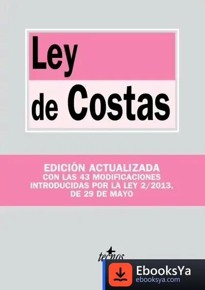 Descargar Ley De Costas de Editorial Tecnos