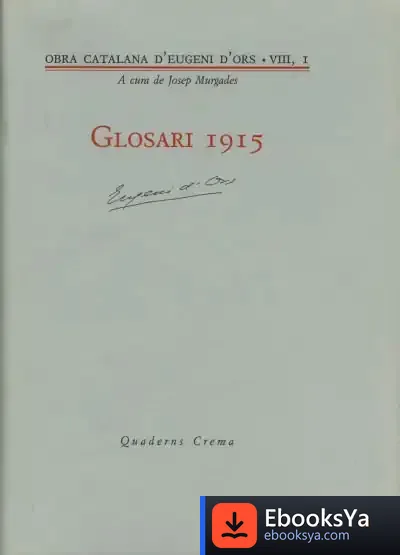 Descargar Glosari 1915 de Jean-luc Pinol