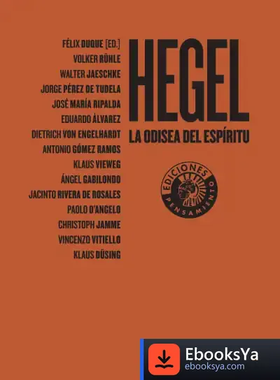 Descargar Hegel. La Odisea Del Espítritu de Félix Duque