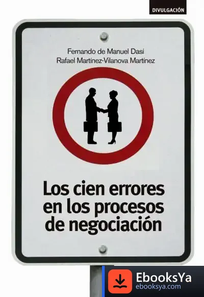 Descargar Los Cien Errores En Los Procesos De Negociación de Fernando de Manuel Dasí