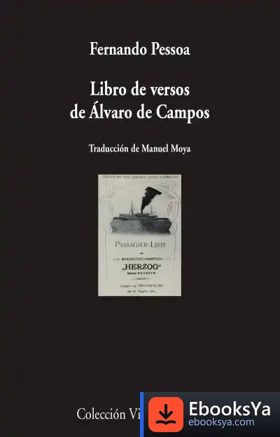 Descargar Libro De Versos De Álvaro De Campos de Fernando Pessoa