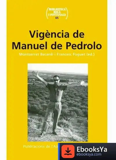 Descargar Vigència De Manuel De Pedrolo