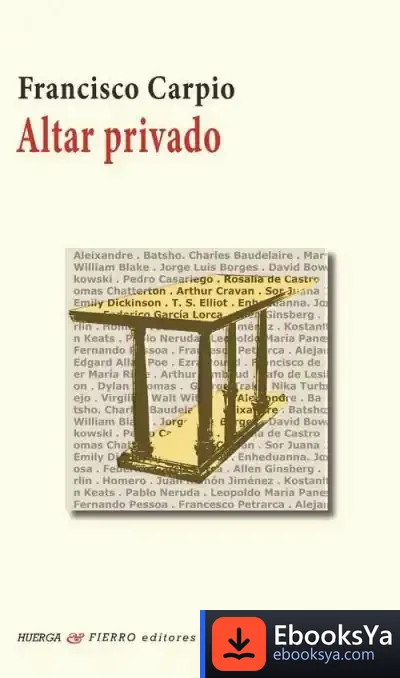 Descargar Altar Privado de Francisco Carpio