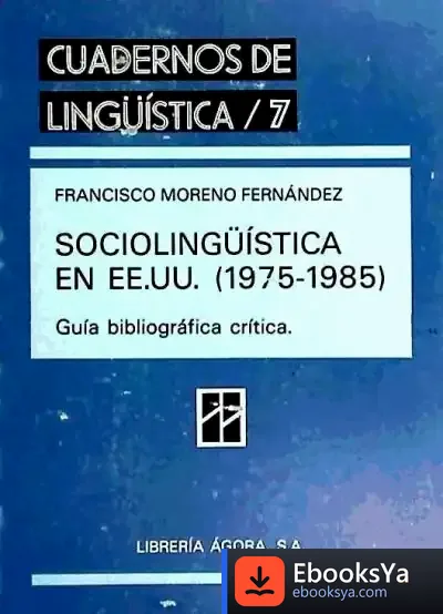 Descargar Sociolinguistica En Ee.Uu (1975-1985)