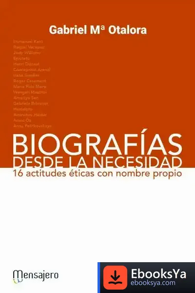 Descargar Biografias Desde La Necesidad (16 Actitudes Eticas)