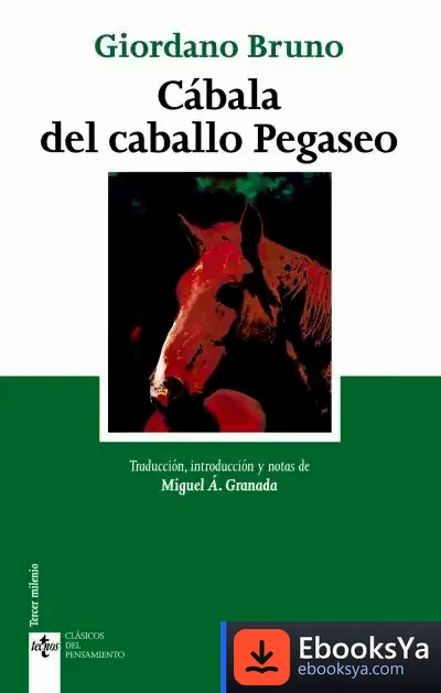 Descargar Cábala Del Caballo Pegaseo de Giordano Bruno