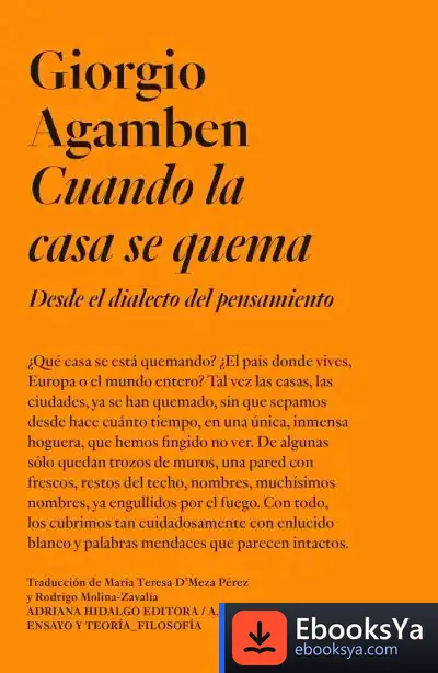 Descargar Cuando La Casa Se Quema de Giorgio Agamben