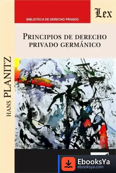 Descargar Principios De Derecho Privado Germanico de Varios Autores