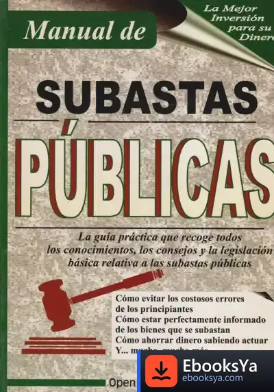 Descargar Manual Subastas Publicas de Albert Fernández Manzanera