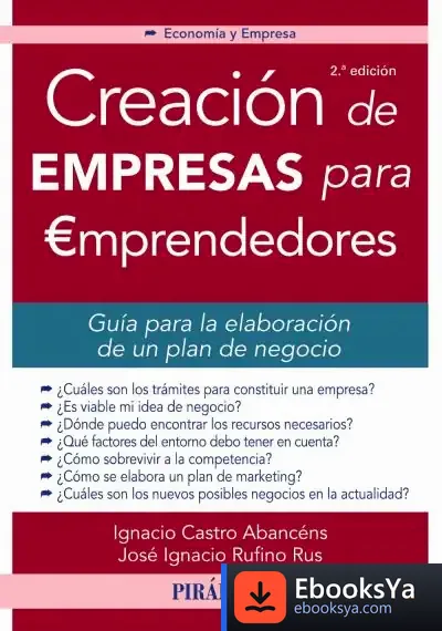 Descargar Creación De Empresas Para Emprendedores de Ignacio Castro Abancéns