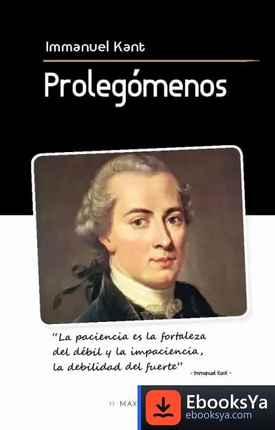 Descargar Prolegómenos de Immanuel Kant