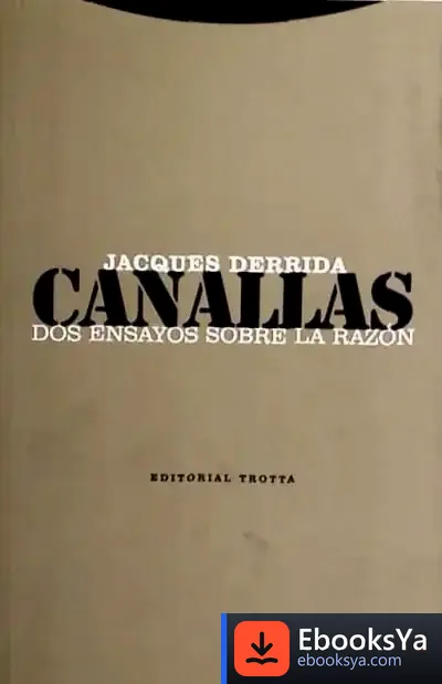 Descargar Canallas de Jacques Derrida