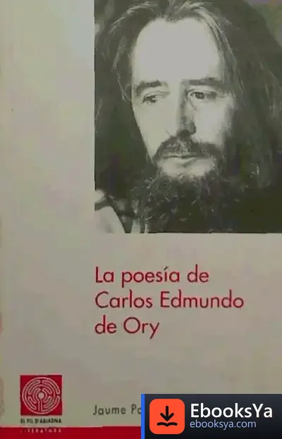 Descargar La Poesía De Carlos Edmundo De Ory de Jaume Pont