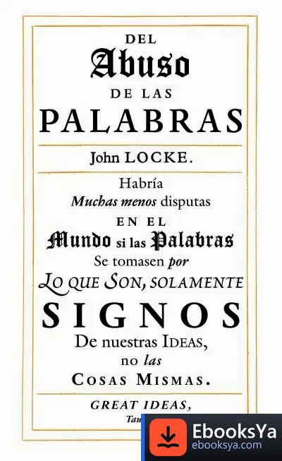 Descargar Sobre El Abuso De Las Palabras de John Locke