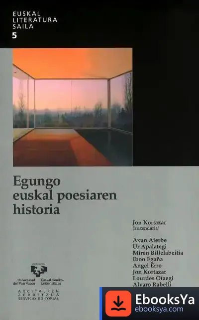 Descargar Egungo Euskal Poesiaren Historia