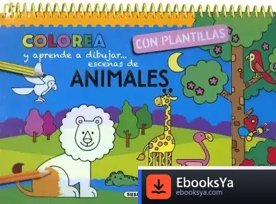 Descargar Colorea Y Aprende A Dibujar Con Plantillas. Animales