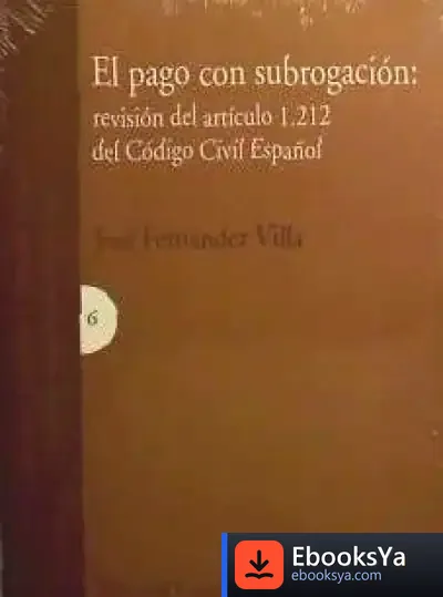 Descargar El Pago Con Subrogación de Gonzalo García Santos