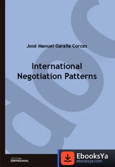 Descargar International Negotiation Patterns