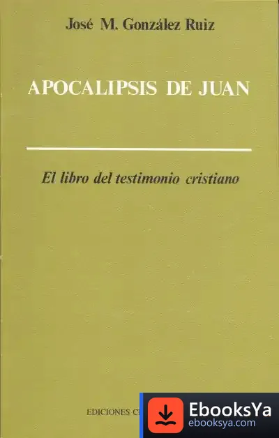 Descargar Apocalipsis De Juan. El Libro Del Testimonio Cristiano