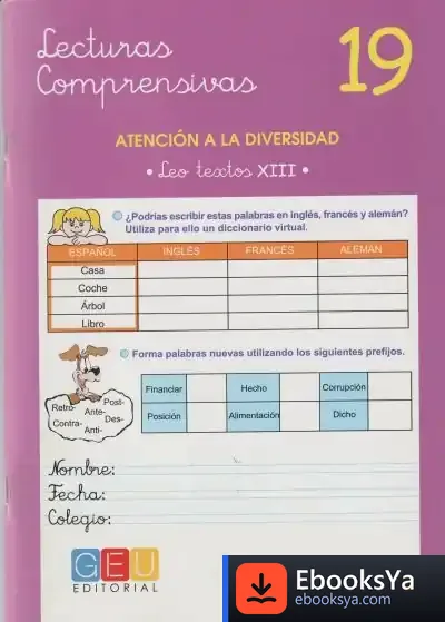 Descargar Lecturas Comprensivas 19 de José Martínez Romero