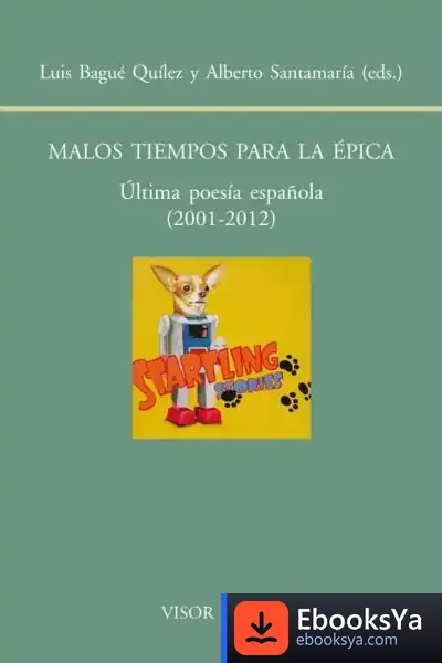 Descargar Malos Tiempos Para La Epica de José Moreno Villa