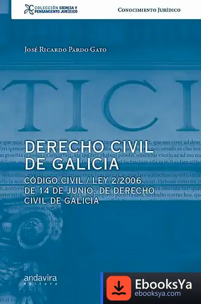 Descargar Derecho Civil En Galicia de José Ricardo Pardo Gato