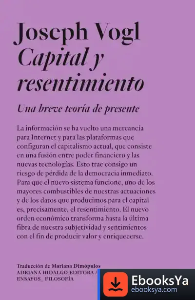 Descargar Capital Y Resentimiento de Joseph Vogl