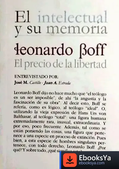Descargar Leonardo Boff, El Precio De La Libertad de Tirso de Molina