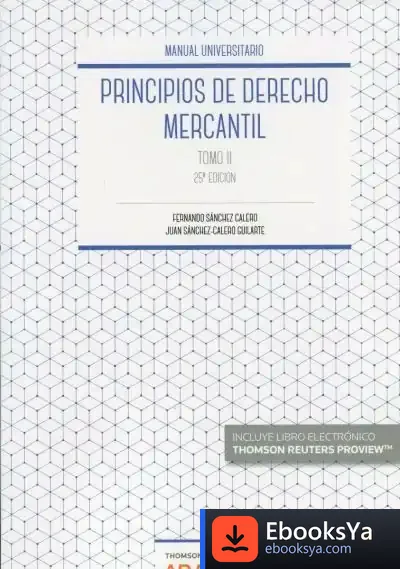 Descargar Principios De Derecho Mercantil, 02 de Juan Sánchez-calero Guilarte