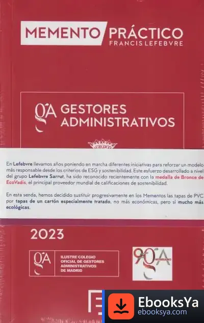 Descargar Memento Gestores Administrativos 2023 de Lefebvre-el Derecho