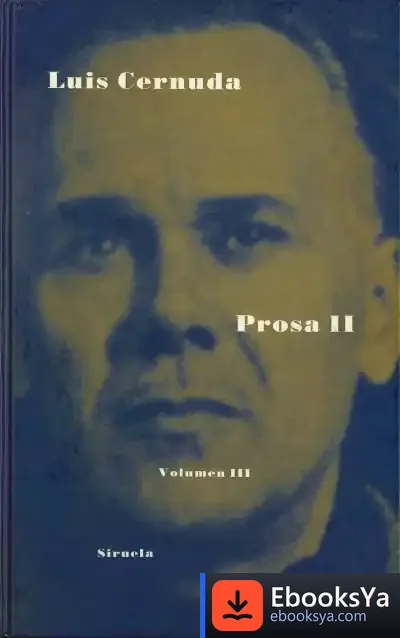 Descargar Prosa Ii. Obra Completa de Luis Cernuda