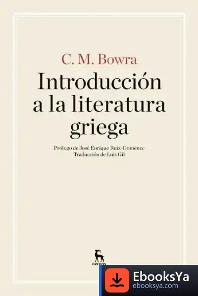 Descargar Introducción A La Literatura Griega