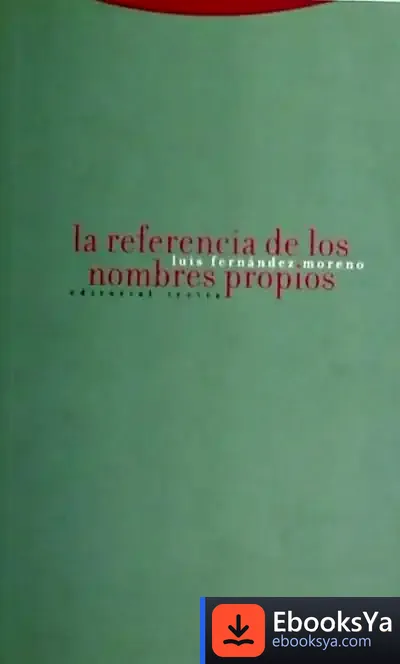 Descargar La Referencia De Los Nombres Propios de Rebecca Posner