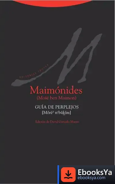 Descargar Guía De Perplejos de Maimónides