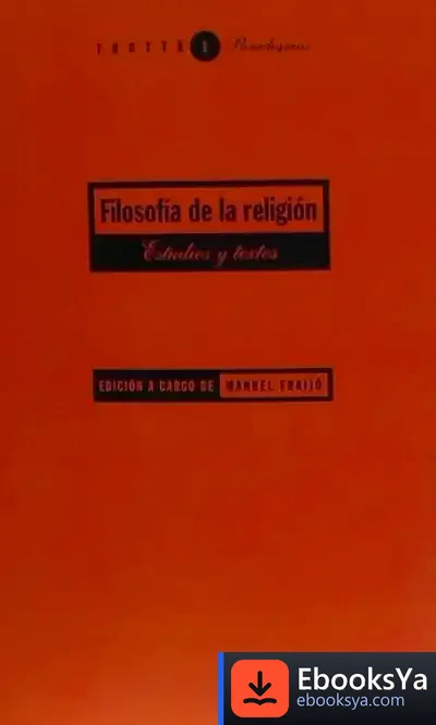 Descargar Filosofía De La Religión de Manuel Fraijó
