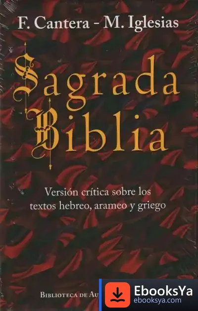 Descargar Sagrada Biblia (Cantera-Iglesias) de Dama Sarashina